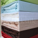 Satin fitted sheets (cacao)